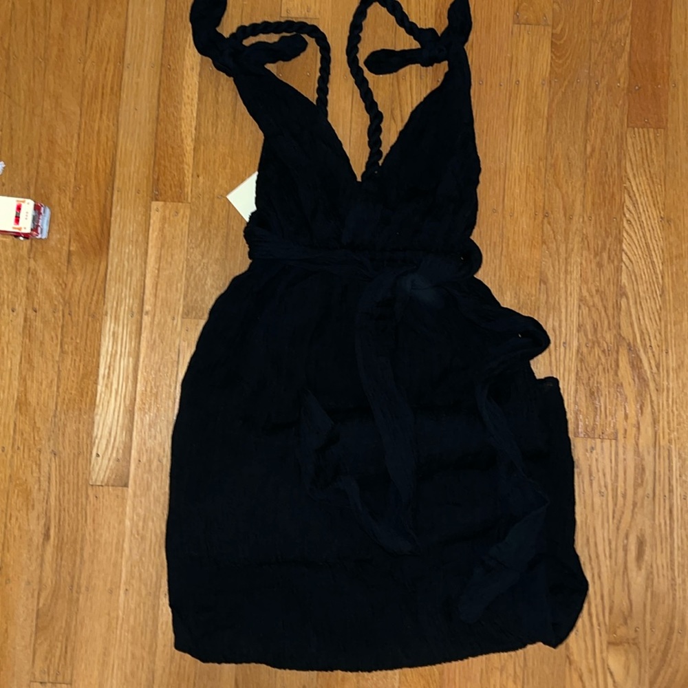 Mara Hoffman maxi dress with rope streps and belt